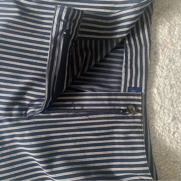 Charter Club Ankle Pants ~Black & Tan Stripped ~Size 10 ~High Waisted ~Classic - Picture 5 of 12